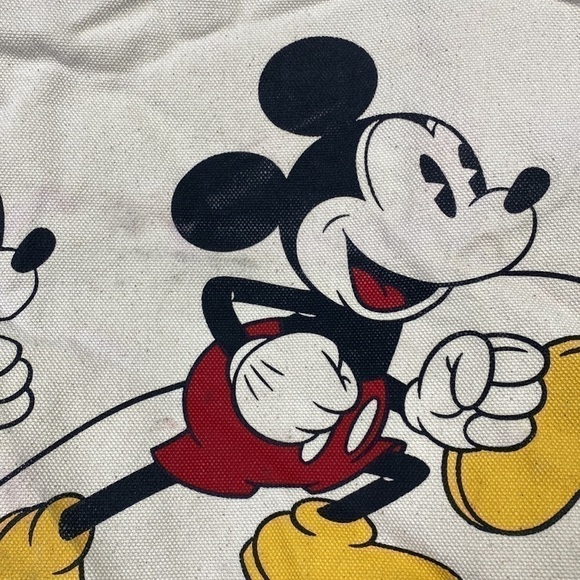 Vintage Disney Canvas Tote Mickey Mouse - Picture 3 of 14